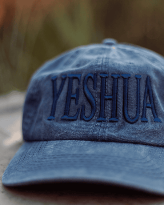 Yeshua Embroidered Cap – Navy