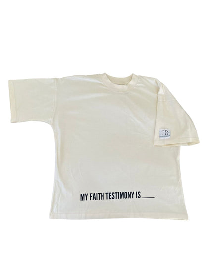 My Faith Testimony Is___ Boxy Tee