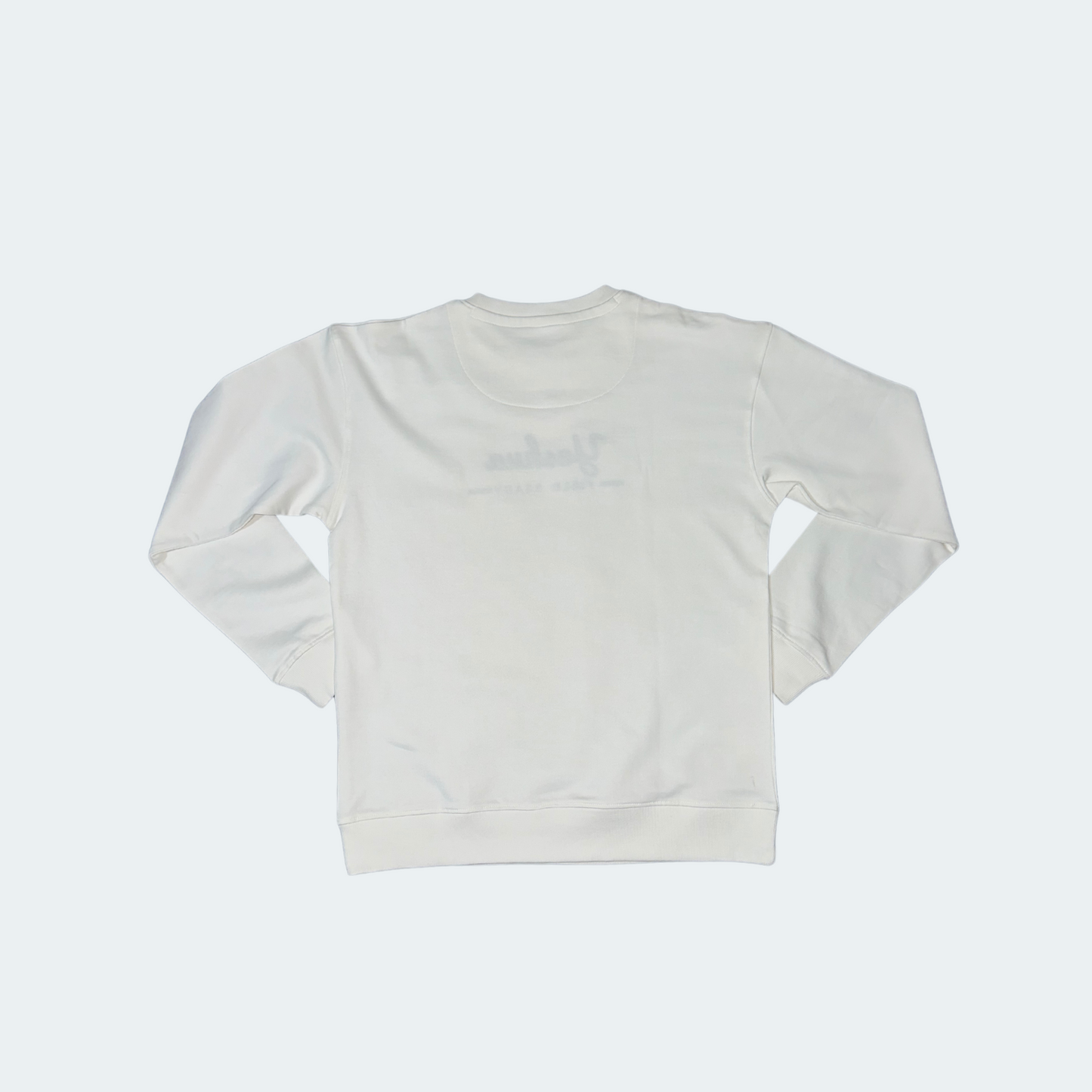 “Yeshua” Embroidered Premium Crew Neck – White