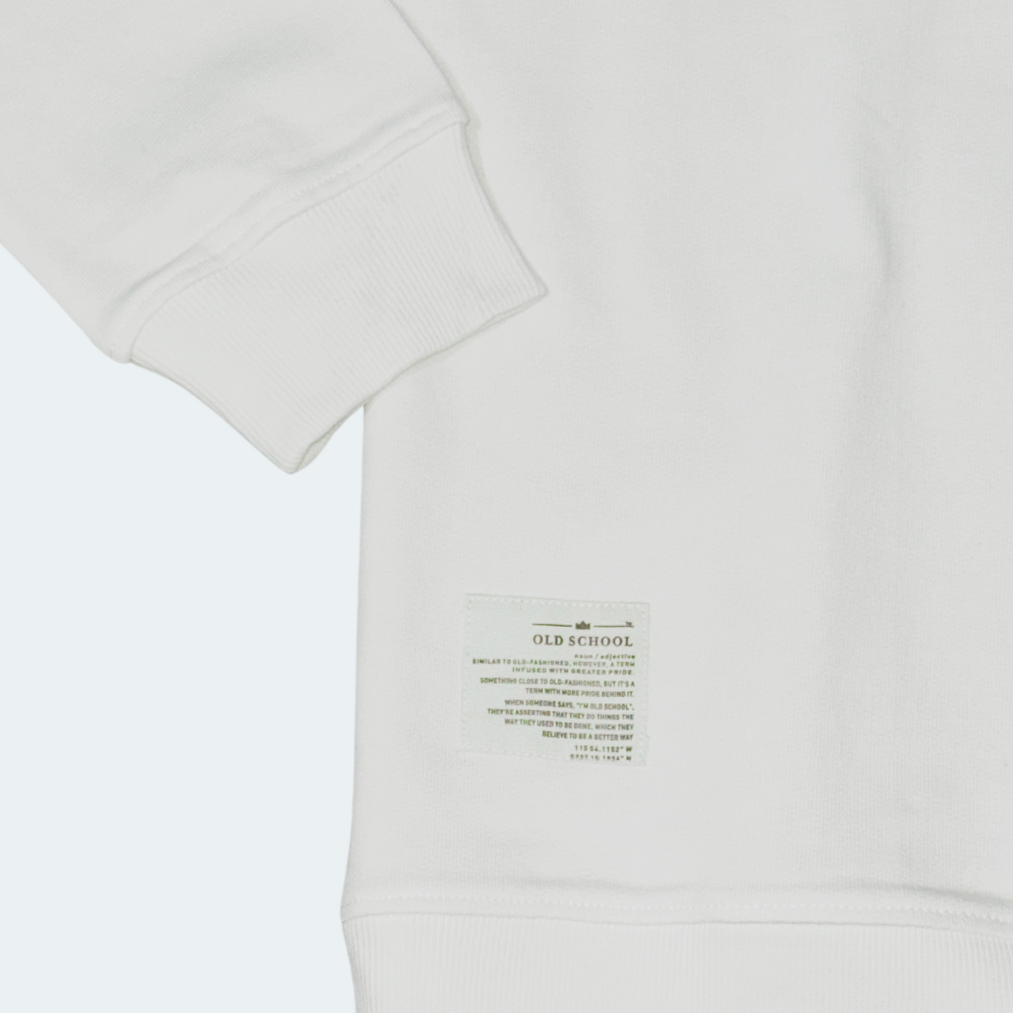 “Yeshua” Embroidered Premium Crew Neck – White