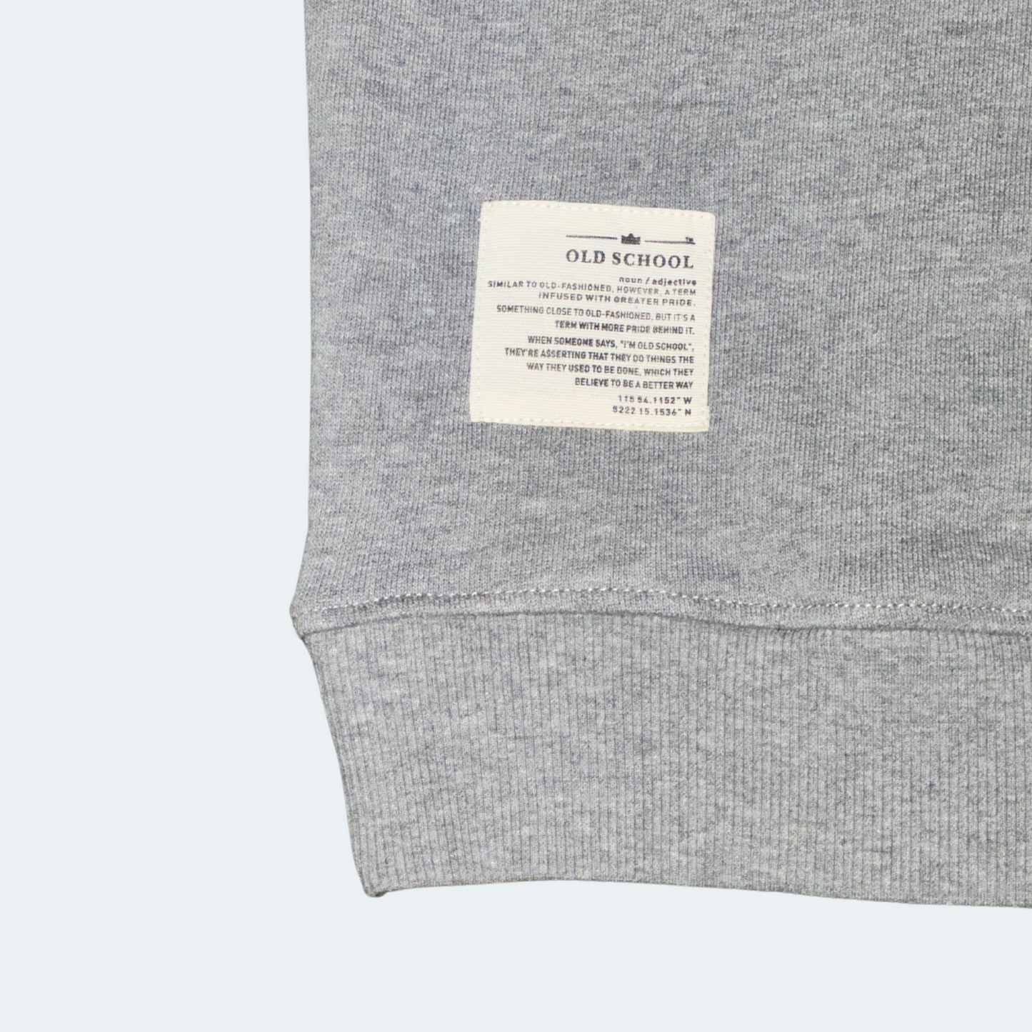 “Yeshua” Embroidered Premium Crew Neck – Grey