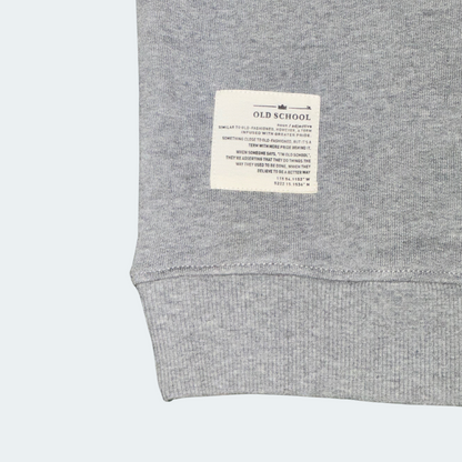“Yeshua” Embroidered Premium Crew Neck – Grey