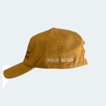 Revive and Thrive Embroidered Cap – Mustard