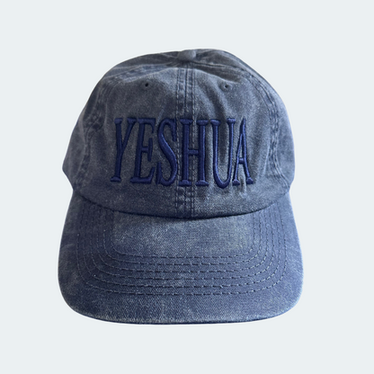 Yeshua Embroidered Cap – Navy