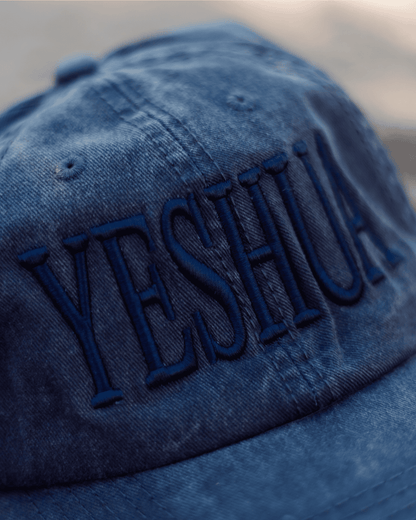 Yeshua Embroidered Cap – Navy