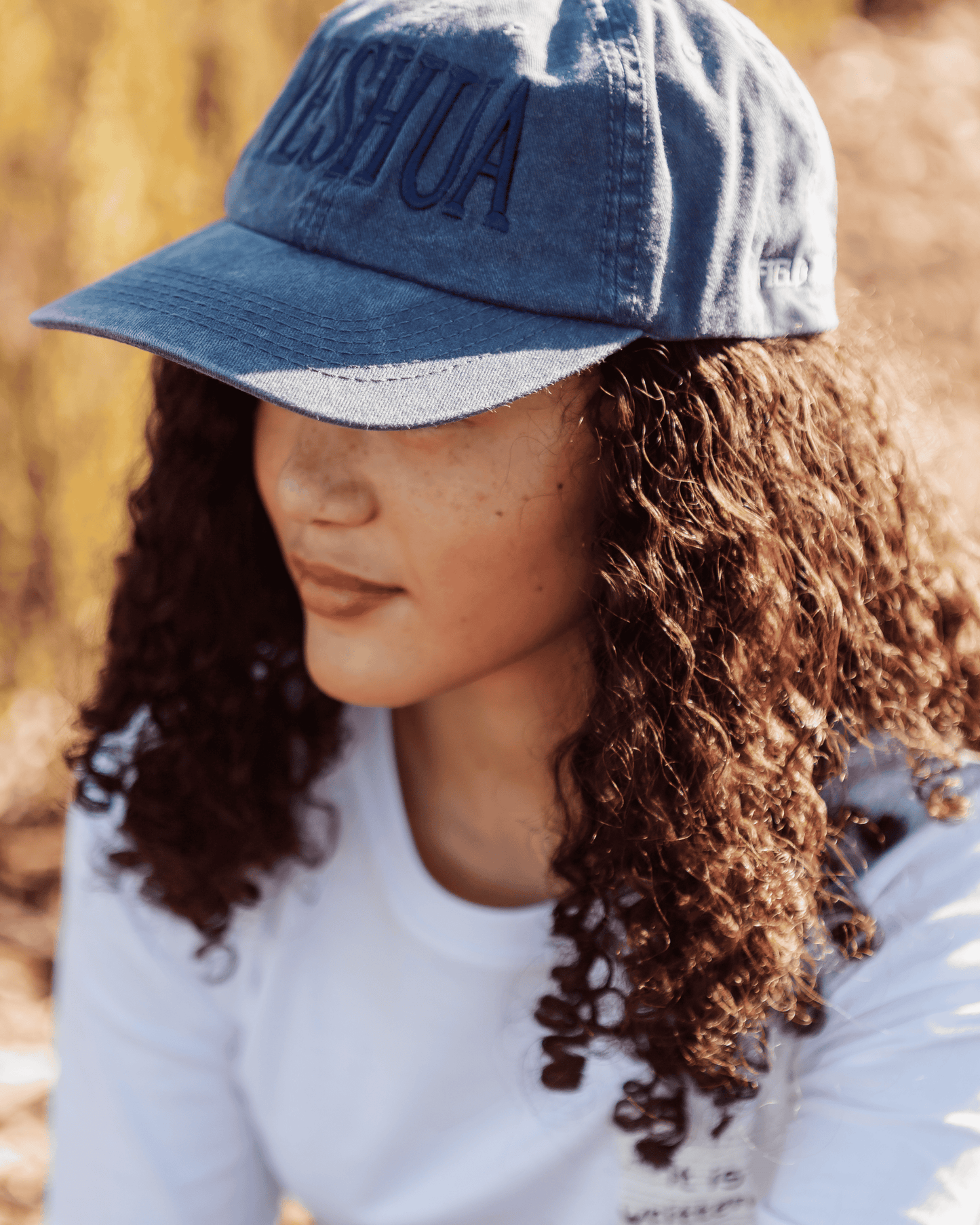 Yeshua Embroidered Cap – Navy