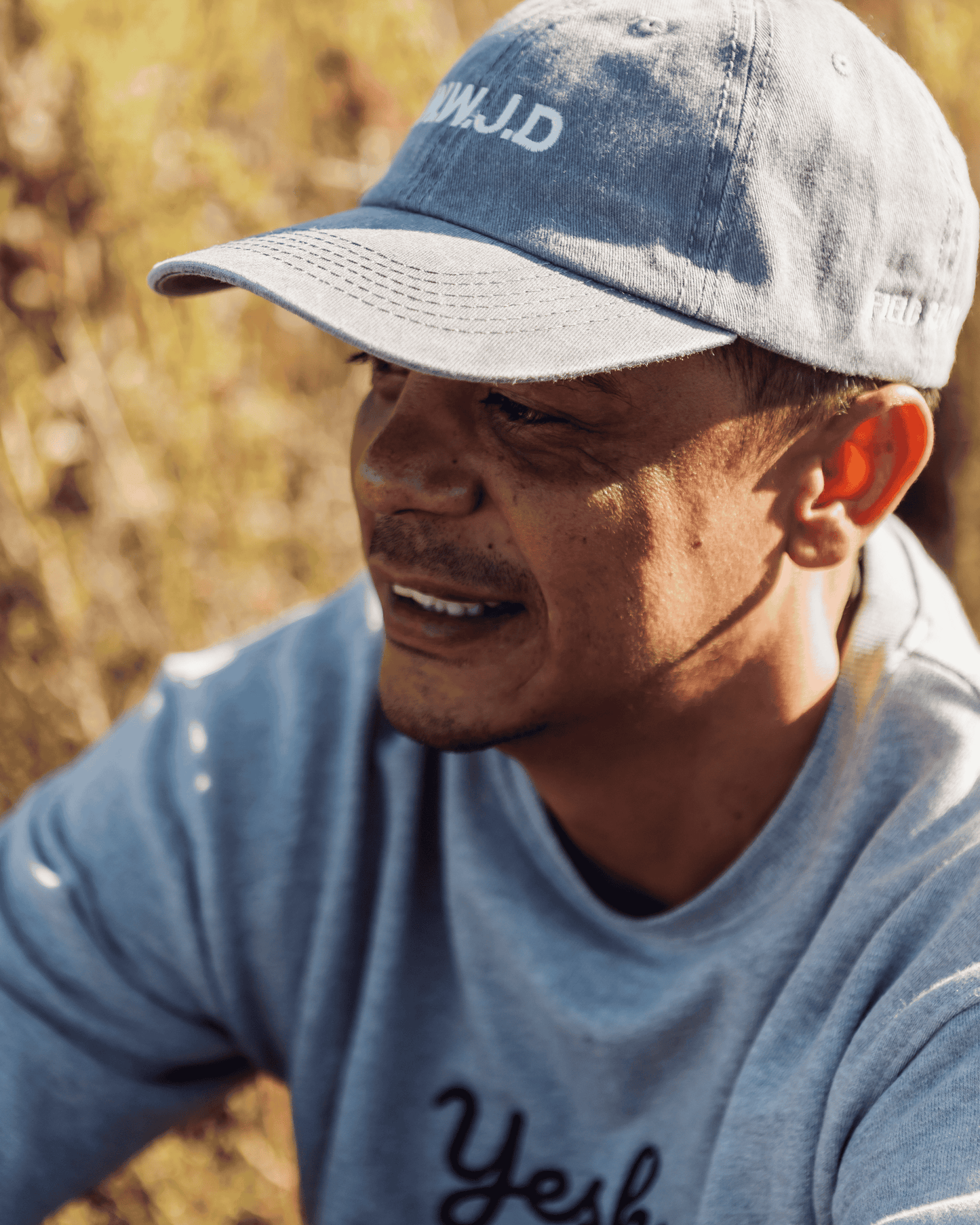 WWJD Embroidered Cap – Grey